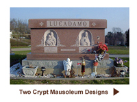 Buy A Two Crypt (Double Or Companion Crypt) Private Family Mausoleum - Design Pictures, Videos and Prices