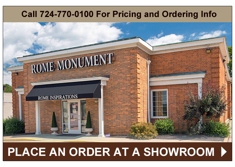 Click on the Image To Get Rome Monument Showroom Location and Contact Information