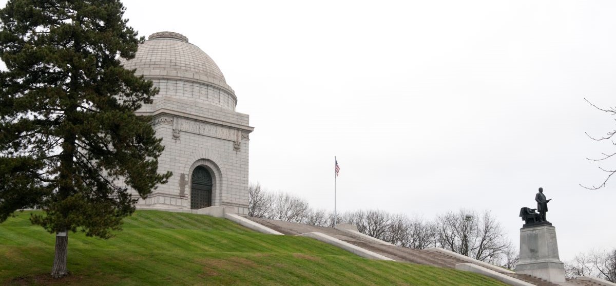 A Beaux-Arts Mausoleum Design Style Was Used To Build The McKinley Memorial - March 5 2023 - Rome Monument