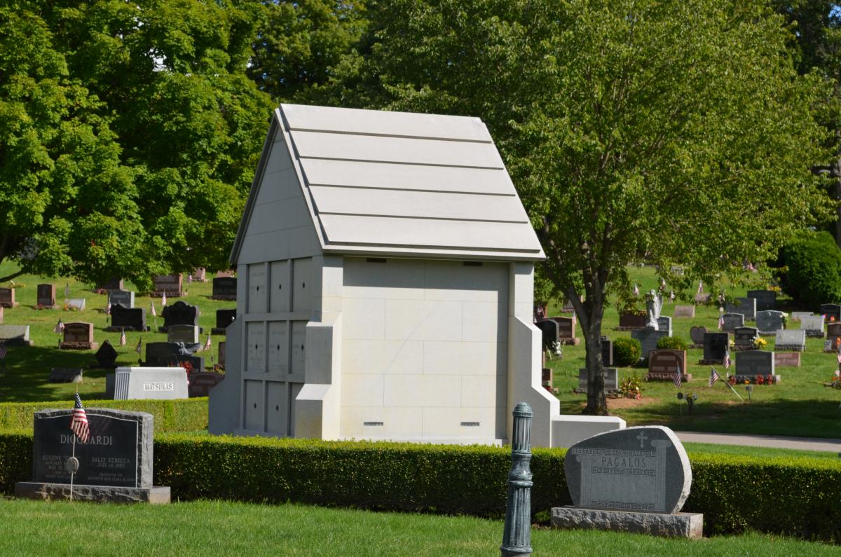 A mausoleum as an external free-standing building constructed as a monument enclosing the interment space or burial chamber of a deceased person or people - January 12 2023 - Rome Monumen