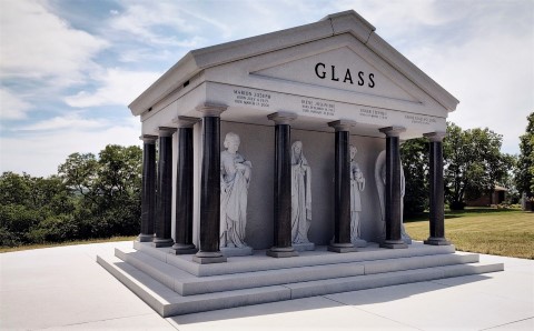 Based on Greek and Roman architecture, Classical style mausoleums have perfect proportions March 18 2023 Rome Monument