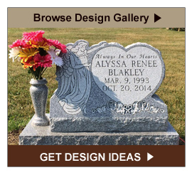 Browse the Monument Design Gallery for Headstone Ideas