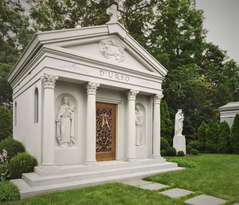 completely custom designed mausoleums with unique granite carvings, etchings, sculptures and statues March 18 2023 Rome Monumen