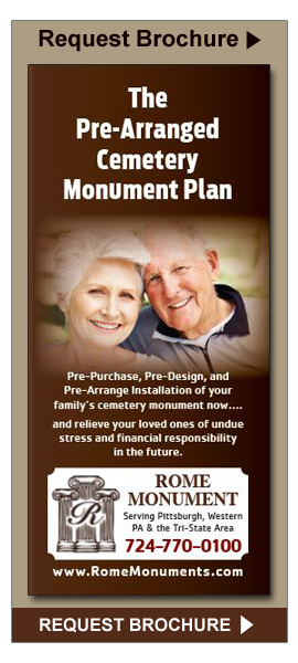 Request the Pre-Arranged Cemetery Monument Plan Brochure