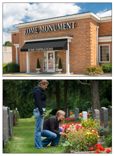 Rome Momument Showroom in Rochester, PA
