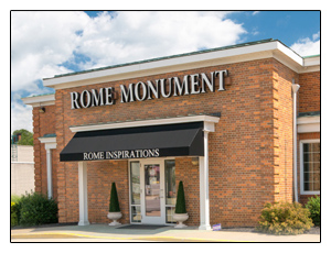 Click on the Picture of the Rome Monument Showroom in Rochester, PA For More Information