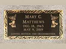 Bronze medallions available for headstones