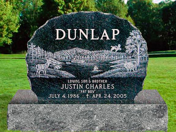 monument designed for dunlap family rome monument