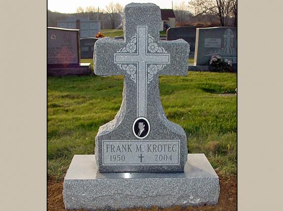 Cross Shaped Monument for Krotec Family | Rome Monument